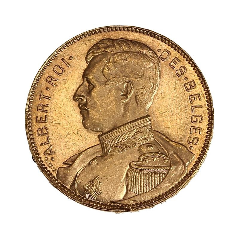 Belgique 20 Francs Albert Ier 1914 Legende Francaise