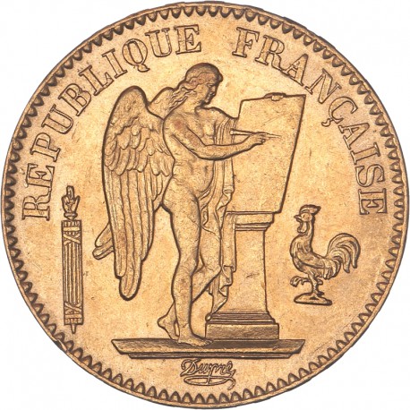 20 francs Génie 1886 A