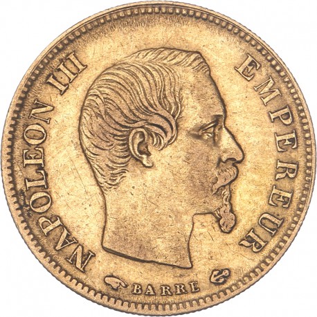 10 francs Napoléon III 1858 A Paris