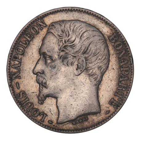 5 francs Louis - Napoléon 1852 A