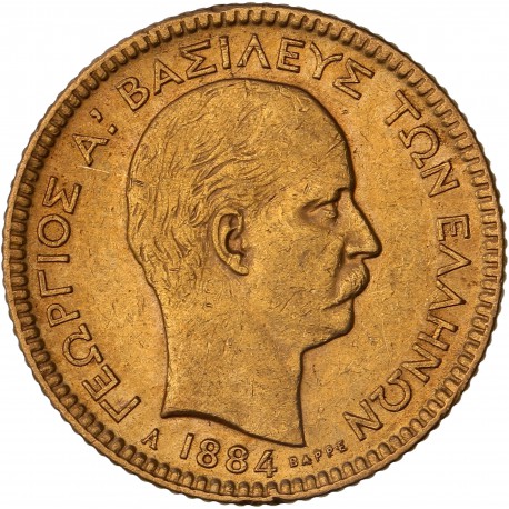 Grèce - 20 drachme 1884 A