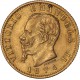 Italie - 20 lires Victor Emmanuel II - 1874 R