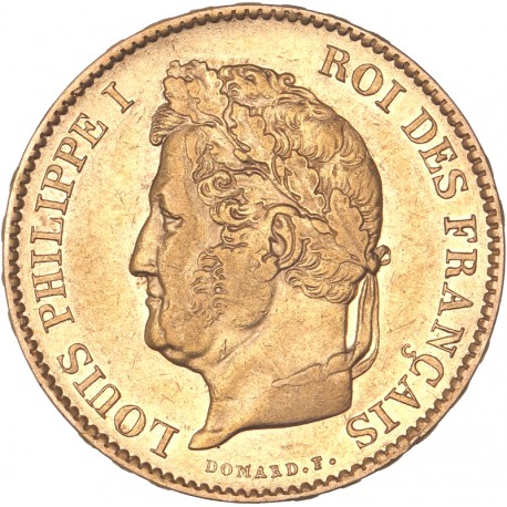 40 francs Louis Philippe Ier 1833 A