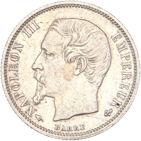 50 centimes Napoléon III 1860 A.