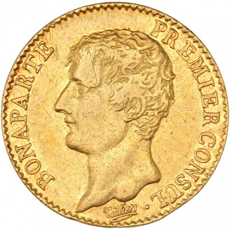 20 francs Bonaparte Premier Consul an 12 A