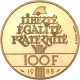 100 francs or Fraternité