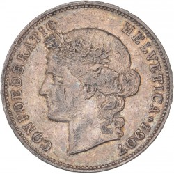 Suisse - 5 francs Helvetia 1907 B