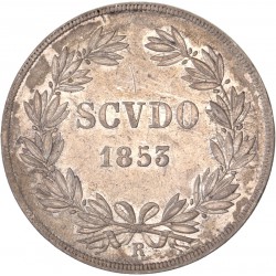 Vatican - Scudo Pie IX -1853 An VIII