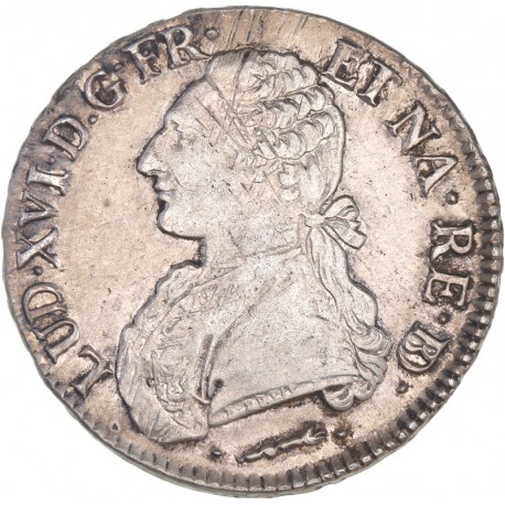 Louis XVI - Ecu aux lauriers - 1780 Pau