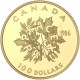 Canada - 100 dollars 1986 - Paix