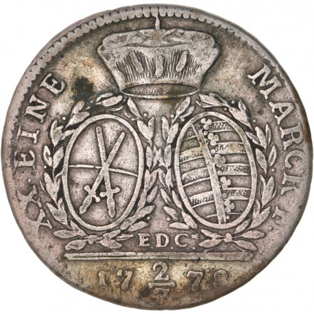 Allemagne - Saxe - 2/3 de thaler de Frederic Auguste III 1778