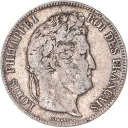 5 francs Louis Philippe Ier 1833 I Limoges