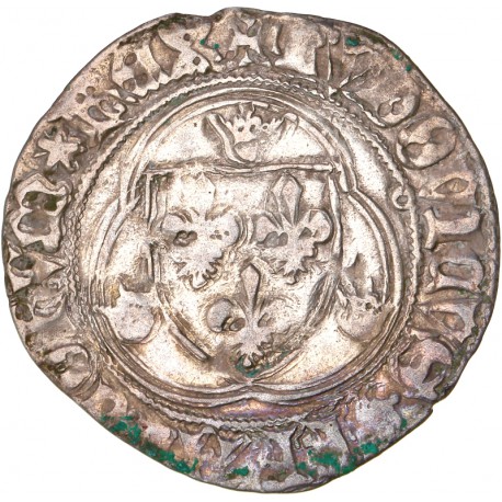 Louis XI - Blanc à la couronne de Toulouse