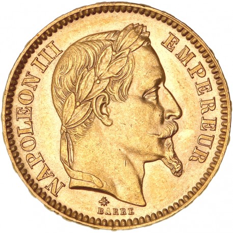 20 francs Napoléon III - 1862 A