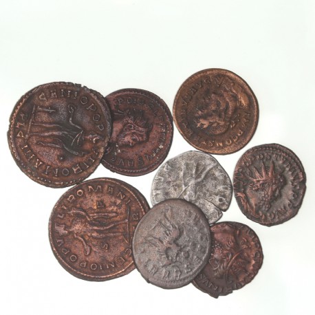 Lot de monnaies romaines