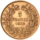 5 francs Napoléon III 1868 A