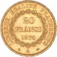 20 francs Génie 1874 A