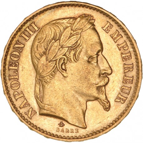 20 francs Napoléon III - 1868 A