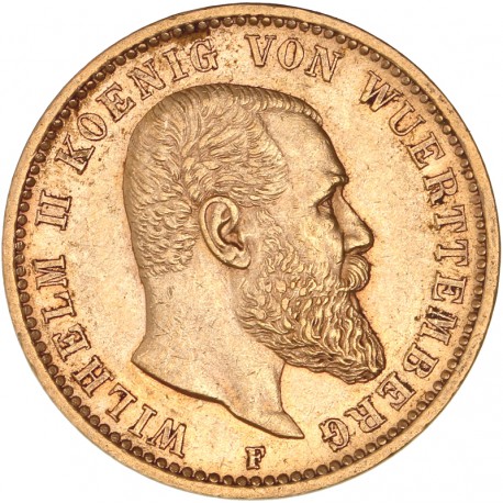 Allemagne - Wurtemberg - 20 mark 1900