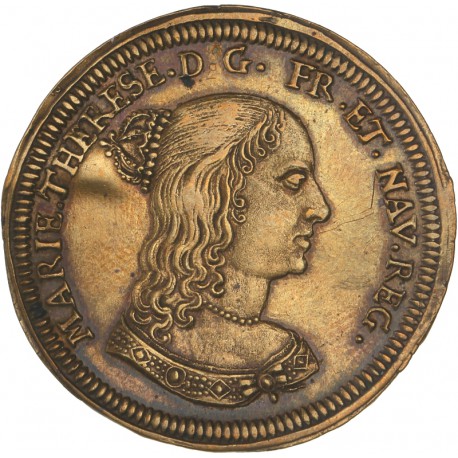 Jeton de Nuremberg - Louis XIV et Marie Thérèse