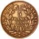 5 francs Napoléon III 1859 BB