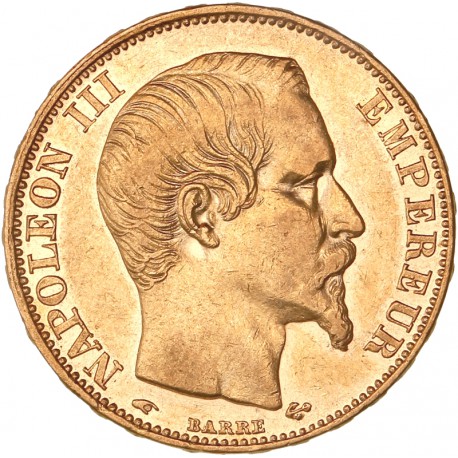 20 francs Napoléon III - 1857 A