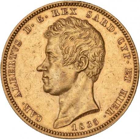 Italie - Sardaigne - 100 lires Charles Albert