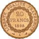 20 francs Génie 1898 A