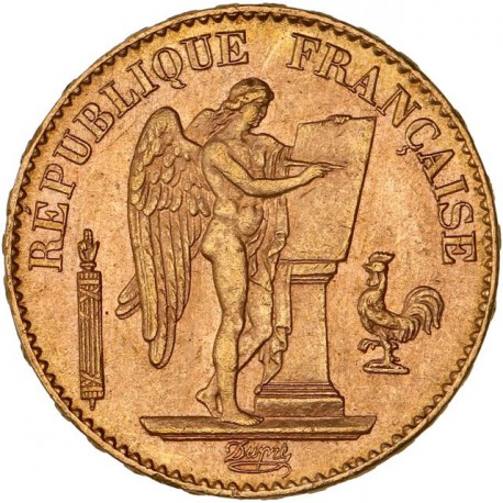 20 francs Génie 1896 A