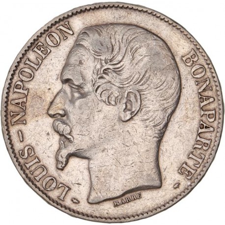 5 francs Louis Napoléon 1852 A