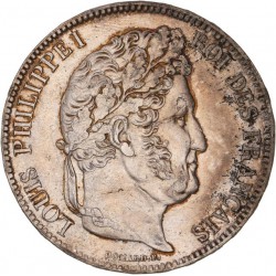5 francs Louis Philippe Ier 1834 W Lille