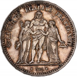 5 francs Hercule 1848 A