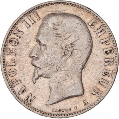 5 francs Napoléon III 1855 A