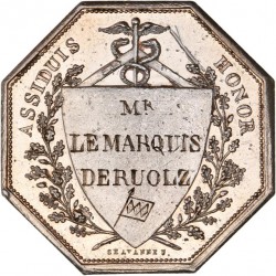 Jeton argent du Conseil Municipal de la ville de Lyon 1823