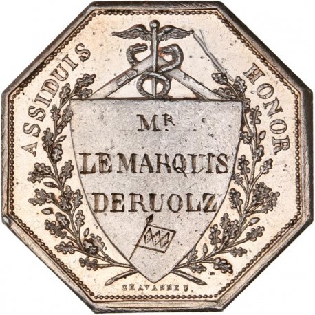 Jeton argent du Conseil Municipal de la ville de Lyon 1823