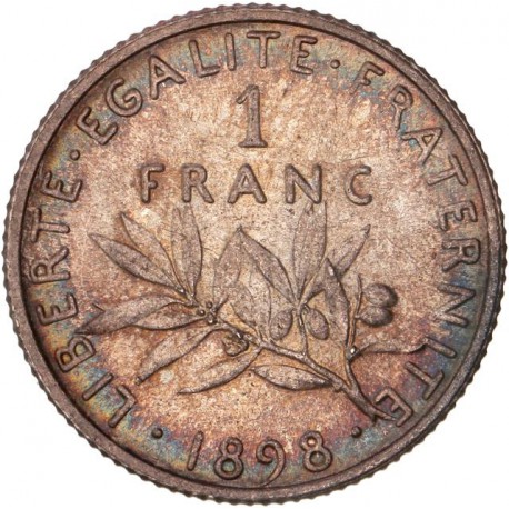 1 Franc Semeuse 1898 - MS