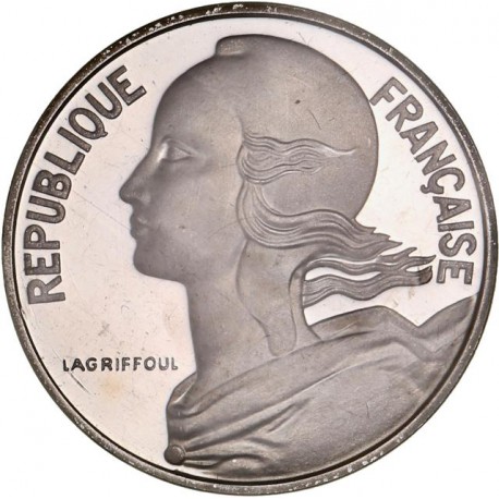 Piéfort argent 10 centimes 1979