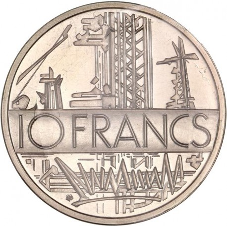 Piéfort argent 10 francs 1979