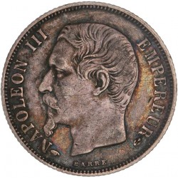 1 franc Napoléon III 1858  A