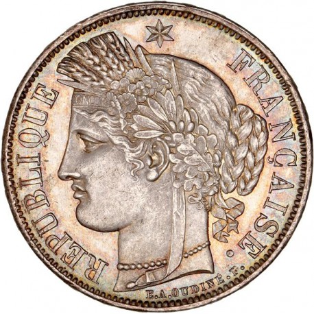 5 francs Cérès 1849 A