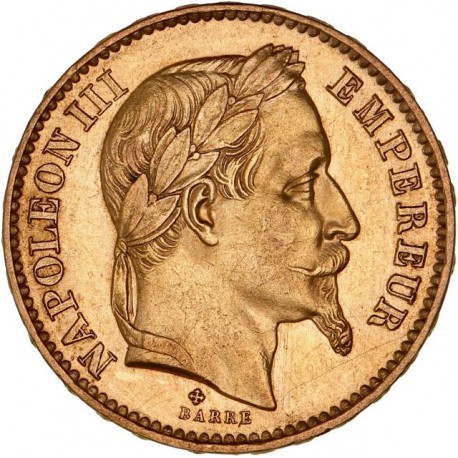20 francs Napoléon III - 1867 BB