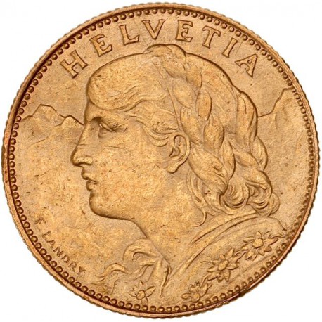 Suisse - 10 francs 1912 B
