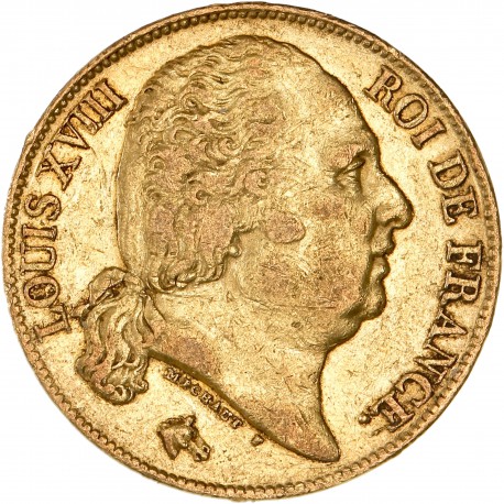 20 francs Louis XVIII - 1819 A Paris