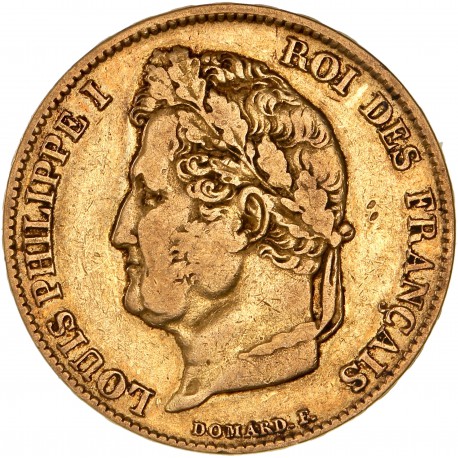 20 francs Louis Philippe Ier 1833 B Rouen