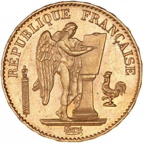 20 francs Génie 1878 A
