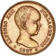 Espagne - 20 pesetas Alfonso XIII 1887 (refrappe 1962)