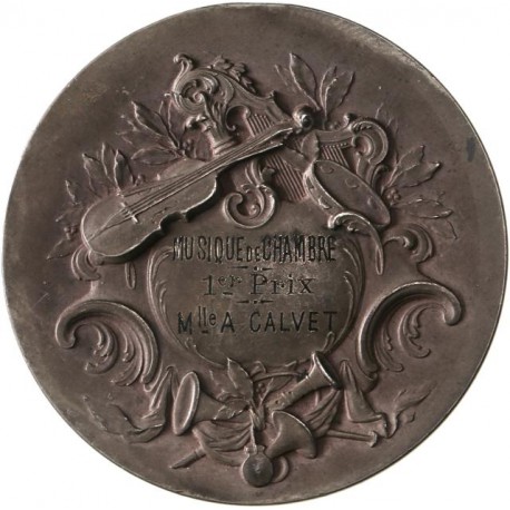 Médaille argent Ecole de Musique de Nîmes