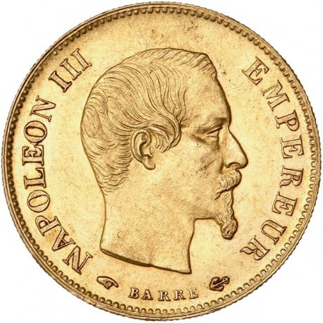 10 francs Napoléon III 1858 A