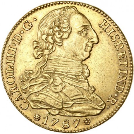 Espagne - 4 escudos Charles III - 1787