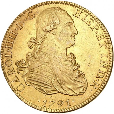 Mexique - 8 escudos Charles IV - 1791